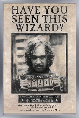 The Wizarding World: Harry Potter - Sirius Black Wanted Poster Wall Poster, 22.375" x 34"