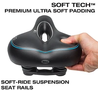 Siege de velo Comfort 820 Soft Tech de Bell Sports Siege de velo