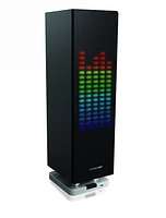 Sharper Image Table Top Tower Speaker with LED Light Display