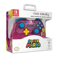 PDP Rock Candy™ Wired Controller: Bubblegum Peach - Nintendo Switch, PDP Rock Candy W CTRL: Peach
