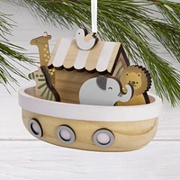 Décoration Hallmark de Noël (Arche de Noé, Signature, en bois)