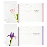 Cartes de condoléances assorties Hallmark (fleurs)