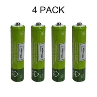 Mainstays Solar Rechargeable 400mAh AAA Nickel Metal Hydride Batteries, 4 Count