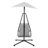 Chaise balançoire Kinsley Lounge avec auvent réglable et amovible