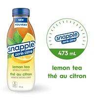 Thé au citron Snapple zéro aromatisé naturellement, 473 mL 473 mL