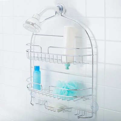 Étagère de douche Idéal pour organiser les articles de toilette.
