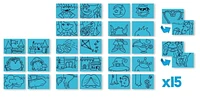 Textur’Art - Table a dessin - Theme châteaux, princes et princesses.