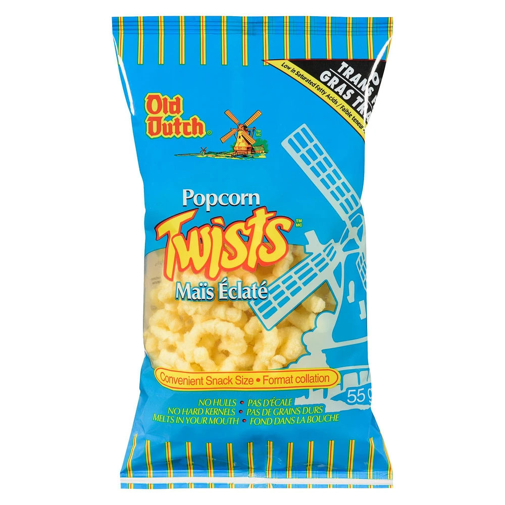 Old Dutch Popcorn Twists, Popcorn Snacks