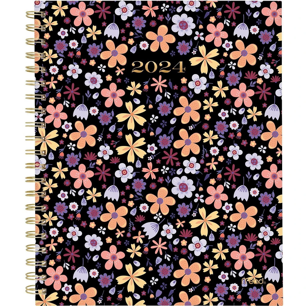 Grand agenda hebdomadaire / mensuel de 15 mois Caprice Mead® à couverture rigide