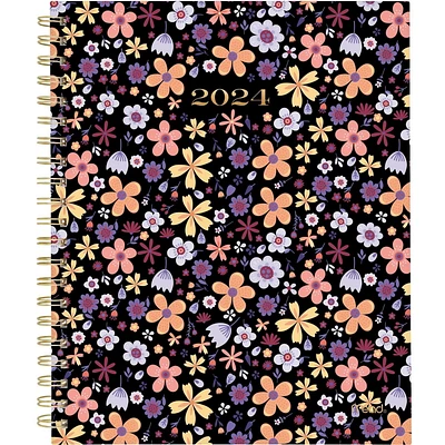 Grand agenda hebdomadaire / mensuel de 15 mois Caprice Mead® à couverture rigide