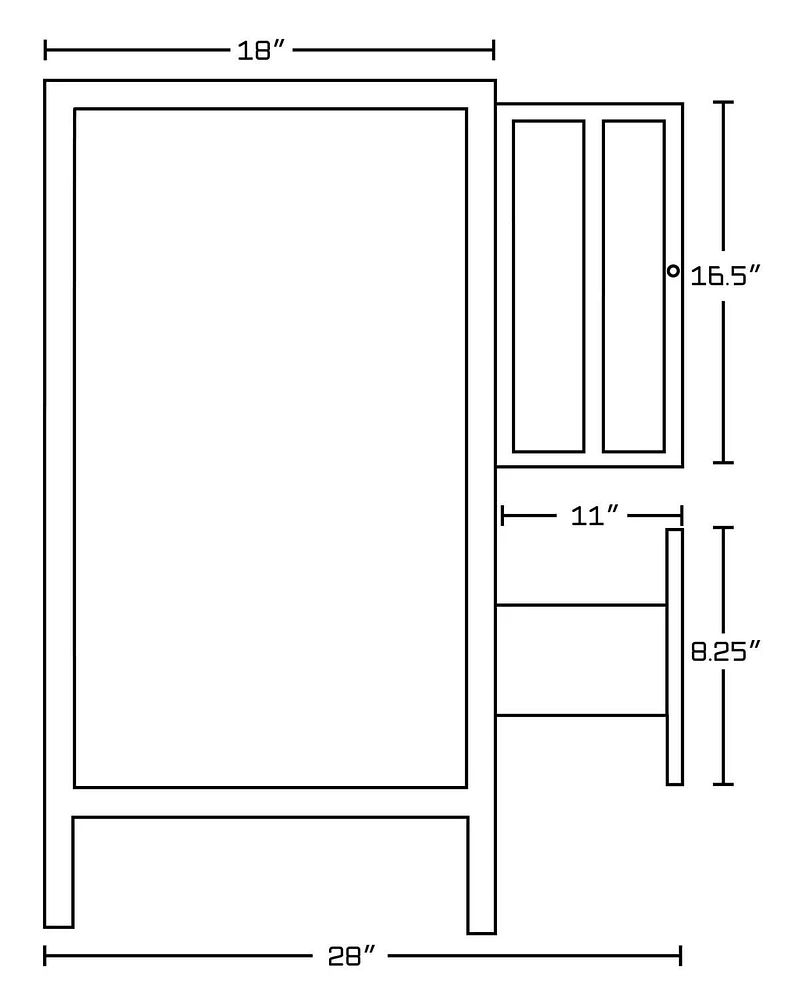 Imaginations Américaines  58.75 pouces W Vanity Base Blanc