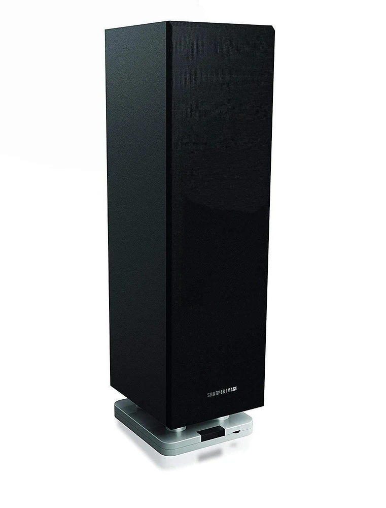 Sharper Image Table Top Tower Speaker with LED Light Display