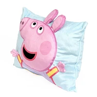 Peppa Pig Coussin décoratif 3D pour enfants Coussin 13po x 16po