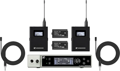 Sennheiser EW-DX MKE Lot de 2 microphones cravate double bande R1-9
