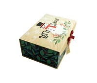 Holiday Time 7.5" x 11" x 4.25" Christmas  Snowman Décor Box medium
