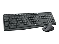 Logitech MK235 Clavier et souris sans fil gris français