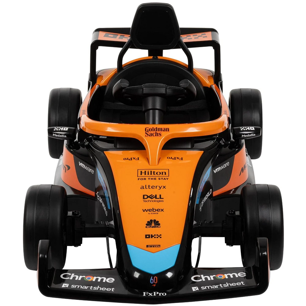 Voiture de course McLaren F1, batterie de 12v, jouet porteur pour les enfants de Huffy, noir