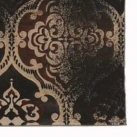 Tapis Bijou Arthur bleu & rouille de pi x pi po