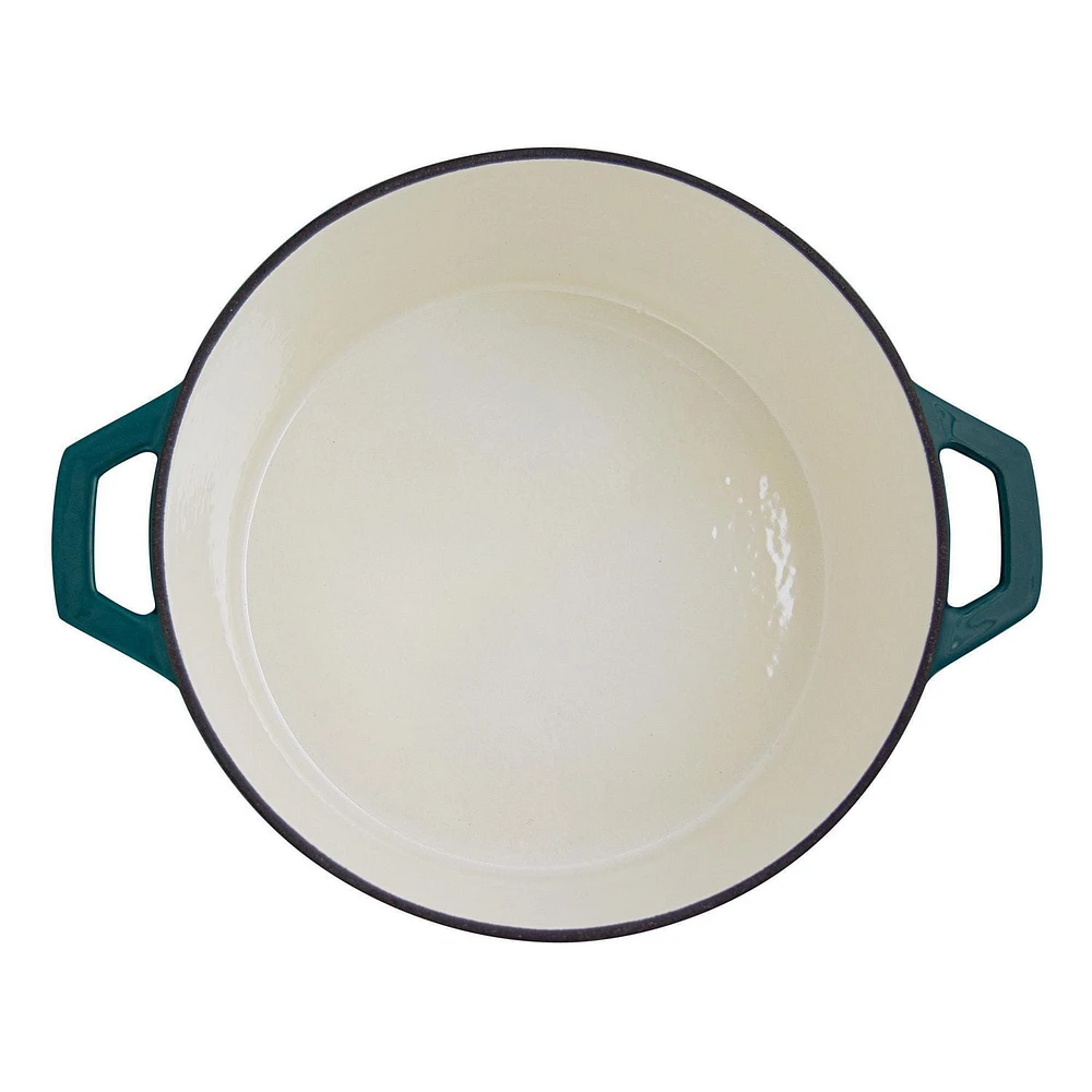 Taste of Home 7-quart Enameled Cast Iron Dutch Oven with Grill Lid