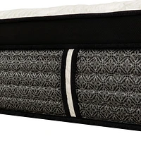 Matelas hybride à ressorts ensachés avec plateau euro Royale 16 po
