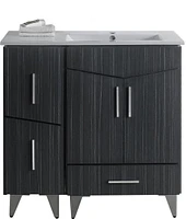 Imaginations Américaines 35,5 pouces W Vanity Set Gris