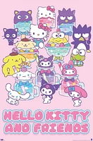 Hello Kitty and Friends: 24 Summer Fresh - Group Wall Poster, 22.375" x 34", Wall Poster