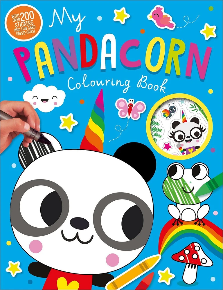 My Pandacorn Colouring Book, Pandacorn Colouring 24 page