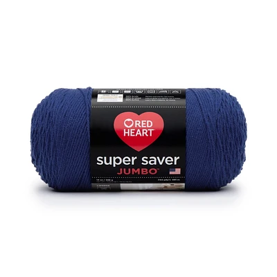 Red Heart® Super Saver® Jumbo Yarn, Acrylic #4 Medium, 14oz/396g, 744 Yards