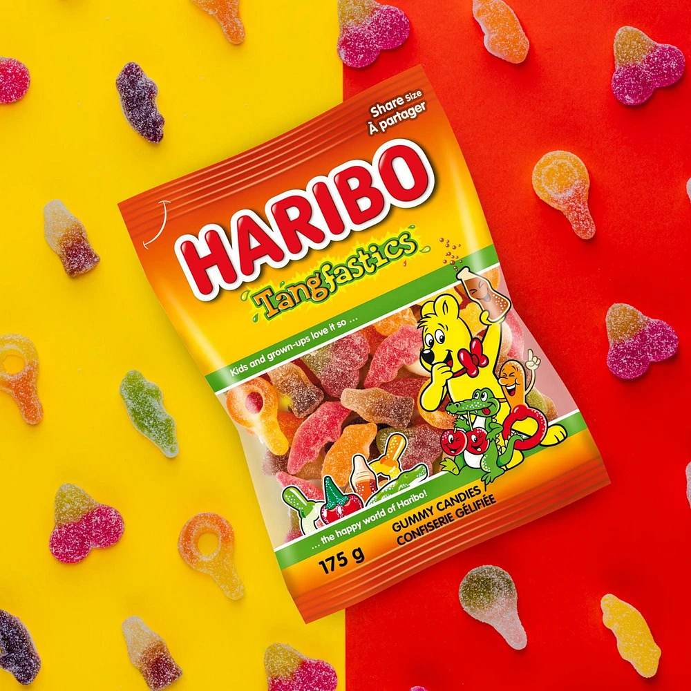 Haribo Tangfastics Gummy Candy, No Artificial Colours, 175g