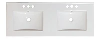 American Imaginations 48-in. W Ceramic Top White AI-604