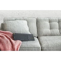 Logitech K400 Plus Clavier Sans Fil Touch TV Avec Contrôle Média et Pavé Tactile- Clavier Français - Noir