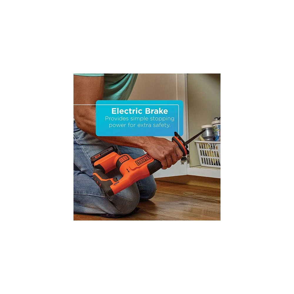 20V MAX* Cordless Variable Speed Reciprocating Saw