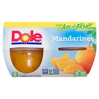 Dole Mandarin Oranges Fruit Juice, 4 x 107 mL