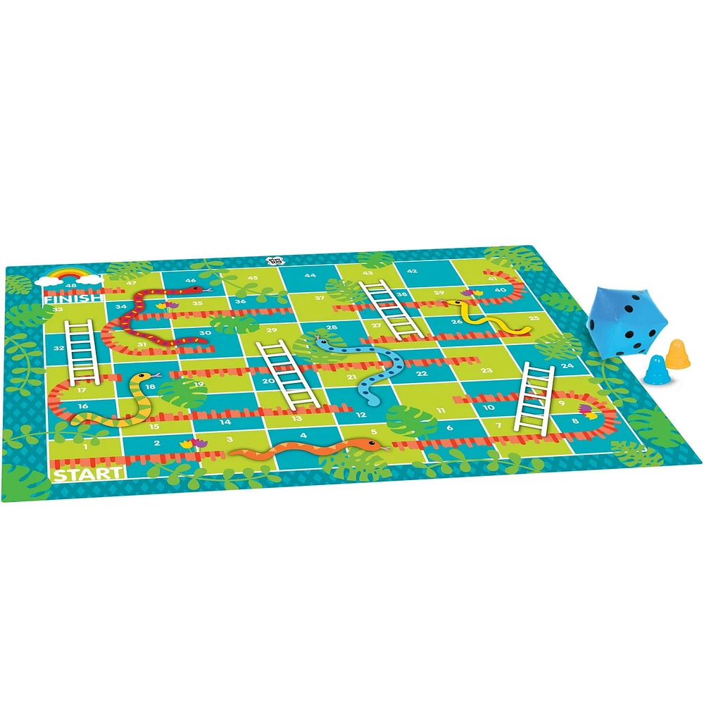 Jeu géants serpents et échelles