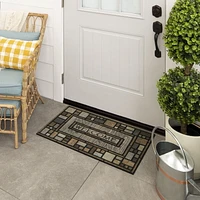 Mohawk Home – Tapis d’entrée multicolore Drifted Nature, 46 x 76 cm (1 pi 6 po x 2 pi 6 po)