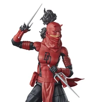 Hasbro Marvel Legends Series Elektra Natchios Daredevil, Collectible 6 Inch Action Figures, 2 Accessories
