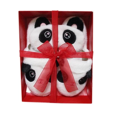 ENSEMBLE DE MASQUES POUR LES YEUX WAY TO CELEBRATE PANDA EN PELUCHE, BOÎTE