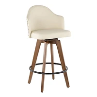 Tabouret de bar moderne milieu-du-siècle Ahoy, de LumiSource