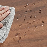 Homycasa Table basse de salon avec plateau relevable pour gagner de l'espace, noyer