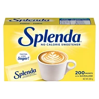 Splenda® No Calorie Sweetener Packets, 200 packets, sucralose