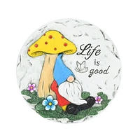 Gnome Step Stone - Life is Good (Yellow)