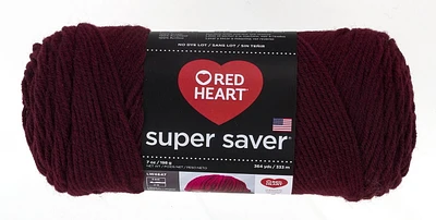 Fil Red Heart® Super Saver®, solide, acrylique #4 moyen, 7oz/198g, 364 yards Fil durable