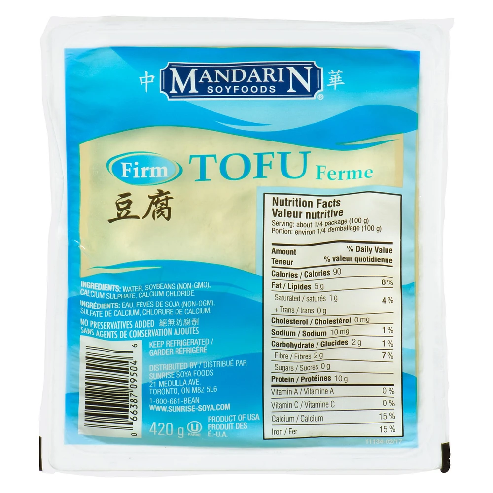 Sunrise Le Tofu Ferme Mandarin