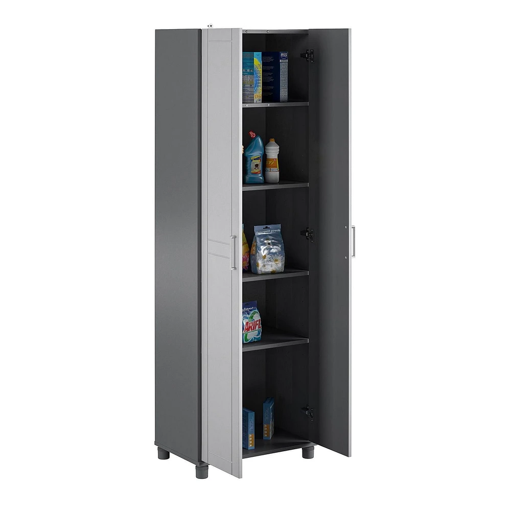 Callahan 16" Utilitaire armoire de rangement, Blanc