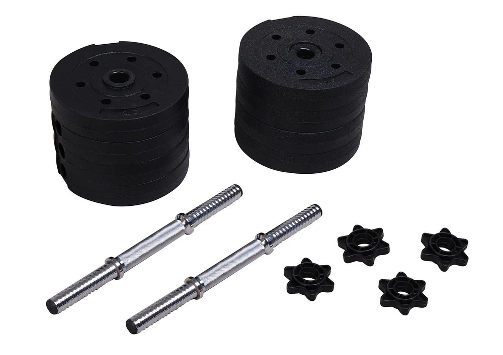 Soozier 44lbs dumbbell set