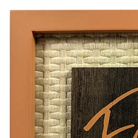 PLAQUE FAMILIALE - ORANGE