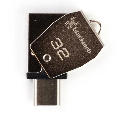 DUAL USB2/TYPE-C 32GB T250 BLACKWEB