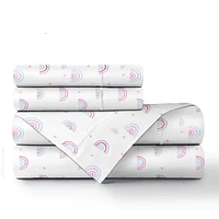 Johnson Home Premium Parure de lit en flanelle de coton peigné ultra pelucheux 160 g/m