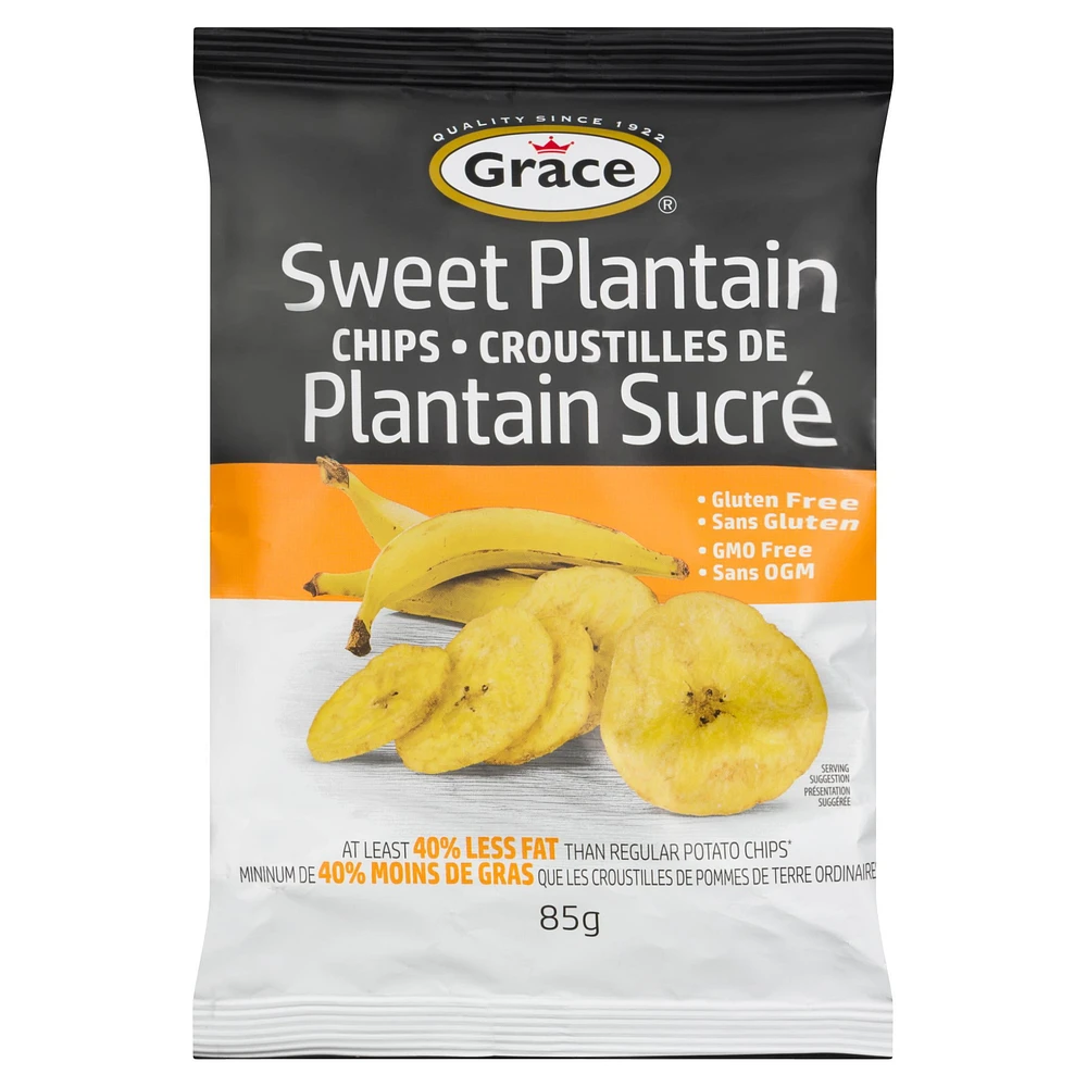 Grace Sweet Plantain Chips, 85g Bag, Grace Sweet Plantain Chips, 85g Bag