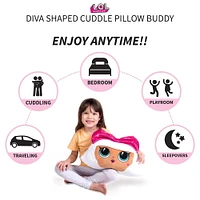 Coussin douillet L.O.L. Surprise! "Pink Bow Diva"